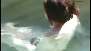 পাতলা এবং গরম লাল মা ...